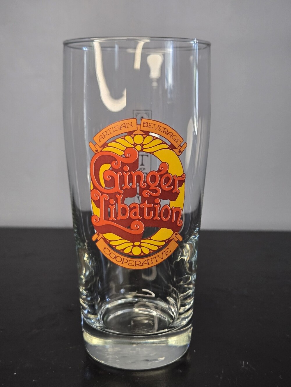 Ginger Libation from Artisan Beverage Cooperative Beer Glass 5.75"